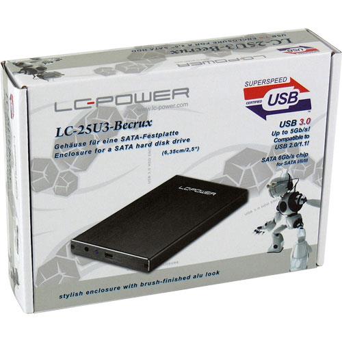2.5" LC POWER EXTERNAL LC-25U3-BECRUX SATA USB 3.0