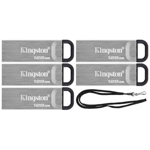 128Gb KINGSTON DTKN/128GB USB 3.0 3.2 sivi mali bez kapice METALIC